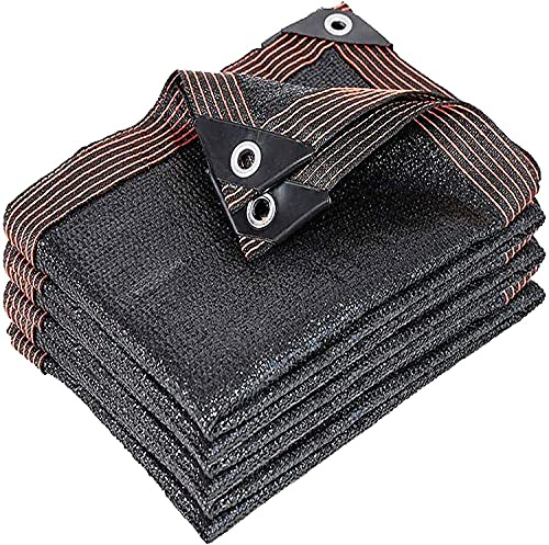 Red de sombra para exteriores, toldo de vela de tela gruesa, 75 % de protección UV, con ojales para invernaderos, jardín y balcón (tamaño: 9 x 10 m)