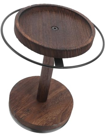 Sosoport Organizzatore Girevole per Occhiali da Sole in Legno Espositore Rotante per Occhiali da Vista Supporto Stabile per Tavolo e Comodino