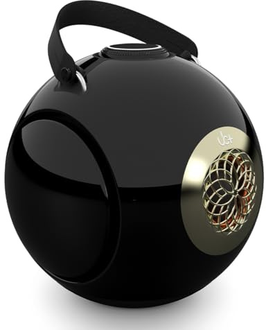 UB+ dB1 Double Bass Bluetooth Speaker | 40W Powerful Hi-Fi Sound with Extreme Deep Bass, 20H Playtime, IPX5 Waterproof & TWS (Glossy Black,) - Premium Bass Boost Technology (Tripod Not Included)