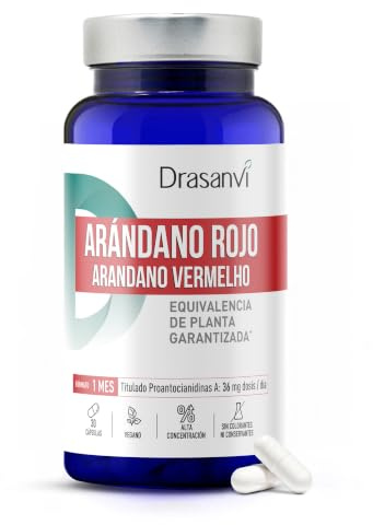 Arándano Rojo Americano | Cranberry 30 Cápsulas Veganas | Drasanvi