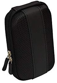 NOVATEC Universal Hard Shell Camera Case, Compact Camera Case for Canon Powershot SX620,Canon Powershot G9X Panasonic Lumix TZ70 Sony CyberShot HX60 HX90 HX99 - Black