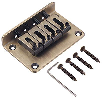 Alnicov 4 cuerdas Vintage ukelele puente para caja de cigarros Guitarras Ukelele rojo Cooper Guitarras piezas y accesorios
