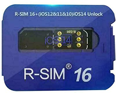 R-SIM16 Nano Unlock RSIM-kortadapter för Smart Phones 12 11 Pro Max XR X 8 7 iOS14 Lot