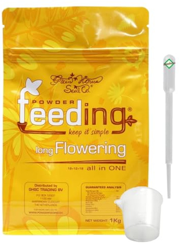 Weedness Green House Feeding Long Flowering 1 kg – Koncentrerat långvarigt gödningsmedel