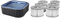 Happy Garden - MSPA, Spa Gonflable carré 185cm TEKAPO - 6 Places. Spa Bien-être intérieur et extérieur Chauffant avec Jets massant. & Lot de 6 Cartouches filtrantes pour Spa Gonflable MSPA