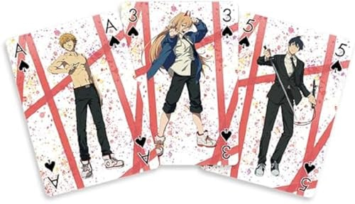 Crunchyroll - Chainsaw Man - 52 Spielkarten - Poker, Kartenspiel, Deck, Playing Cards