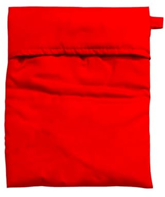 Bolsa para cocinar patatas al microondas - Bolsa para cocinar al microondas 24 x 20 x 2 cm, rojo
