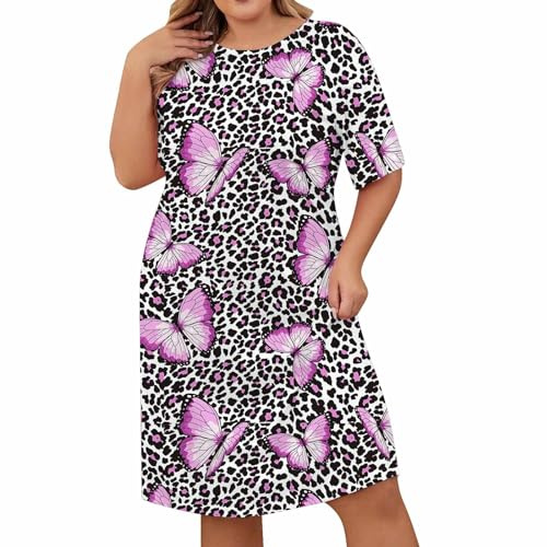 Chemise De Nuit Femme Sexy Chic - Nuisette Cotton Ete - Robe Chemise Pas Cher - Sleepwear Casual - Manche Courte - Femmes - Vetement Maternité - Tee Shirt Nuit Beige