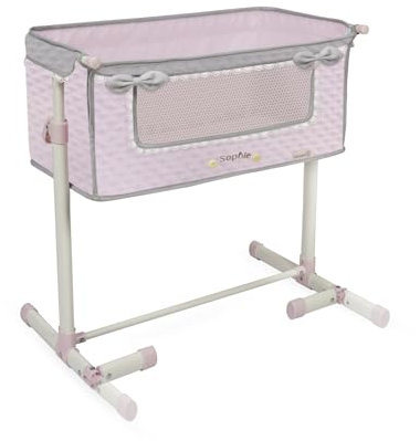 DE CUEVAS TOYS 51275 Puppenwiege, Rosa, One Size