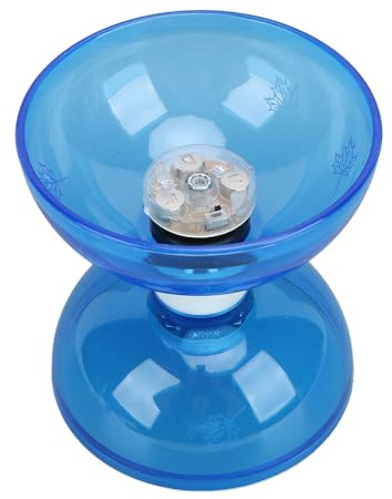 Annadue Juego de Yoyo Diabolo Chino, Juguetes de Malabares de Goma Suave, Diabolo Profesional con 2 Palos y Cuerda para Adultos Principiantes