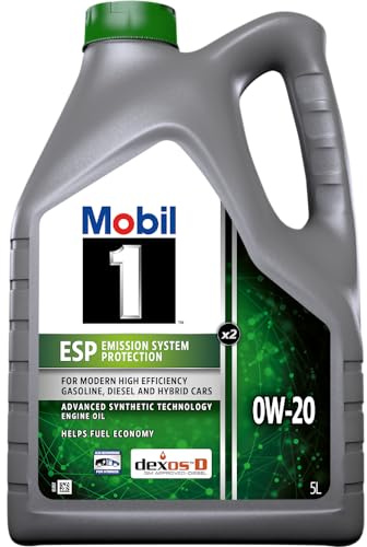 Mobil 1 ESP X2 0 W-20 Aceite de Motor, 5 litros