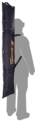 Snowsport SuperPro 5in1 Skitasche Skicase Ski Bag mit Rucksack-Funktion für 1 Paar Ski + Stöcke 150cm (150)