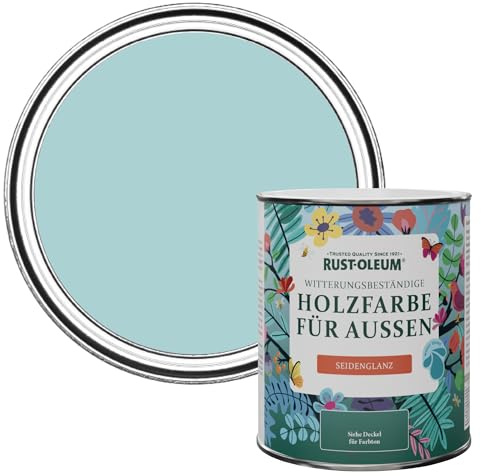 Rust-Oleum Blue Mould-Resistant Garden Paint In Satin Finish - Little Cyclades 750ml