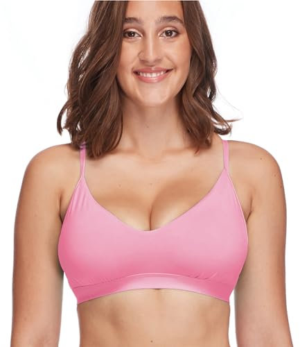 EIDON Women's Madison D, Dd, E-Cup Bikini Top Swimsuit, Candyfloss, E