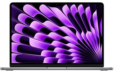 Apple 2024 MacBook Air (de 13 polegadas, Processador M3 da Apple com CPU 8‑Core e GPU 10‑Core, 16GB Memória unificada, 512 GB) - Cinzento sideral