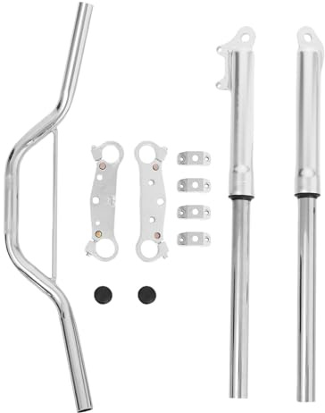 Amosfun Fork Anteriore Piccolo Per Moto Da Cross Ammortizzatore Telescopico Molla Rinforzata Sospensione Idraulica Smorzamento d Olio Kit Di Sostituzione Per Forcella Anteriore Atv