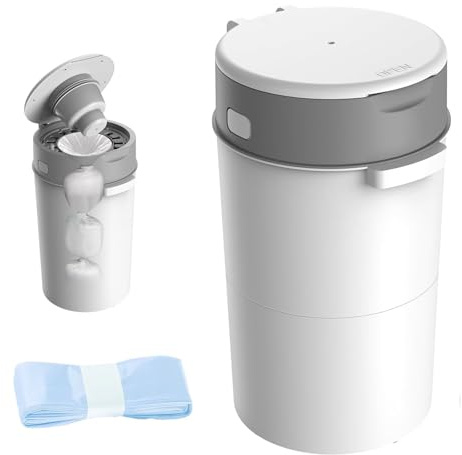 Nappy Bin 13L Diaper Pail with Lid Odour Lock Baby Diaper Bin