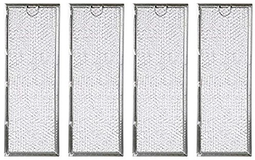 Nispira Replacement Range Hood Microwave Grease Filter Compatible with GE General Electric Hotpoint WB06X10288-4 Filters