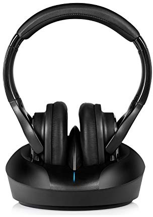ZANCHIE Wireless Headphone to Watch TV, Wireless Headphones for TV with Charging Dock, Hi-Fi Stereo Sound,Adjustable Lightweight Rechargeable 10Hrs Battery Ideal Gift for Elderly & Parents