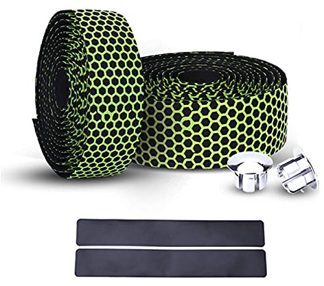 PLATT Ruban de guidon universel antidérapant avec bouchon pour accessoires Absorbant Les Chocs Confort Bande