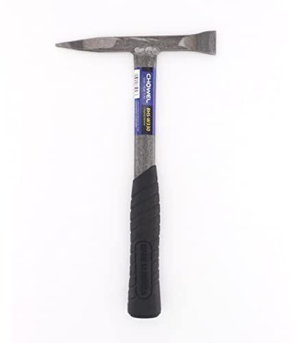 CHOWEL BHS-W330 Welding Chipping Hammer – 13 oz Lightweight Forged Steel Slag & Spatter Removal Tool with Shock-Reduction Rubber Grip for Welders & Metal Fabricators