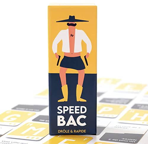 Speedbac - Gioco da tavolo Famiglia e Amici - Perfetto per mettere l'atmosfera - 2-7 Giocatori - Made in France