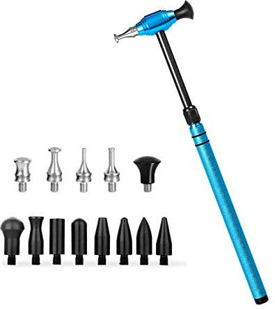 WHDZ Paintless Dent Repair Tools Dent Removal Hammer Double-Faced Car Dent Repair Leveling Hammer Telescopic