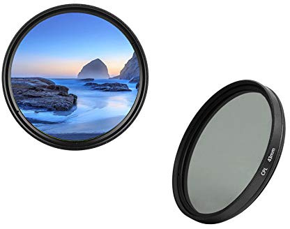 dHD DIGITAL Marken CPL Filter Polfilter 43mm Polarisationsfilter 43 mm