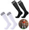 MILIAFLICK Fußballsocken Kinder 2 Paar Fußball Socken Lang Kinder Unisex Kinder Sportsocken Fußballstutzen Stutzenstrumpf Kniestrümpfe Kinder Sportsocken Trainingssocke Stutzen für Jungen Mädchen