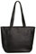 TOM TAILOR Paige Damen Shopper Umhängetasche Reißverschluss Mittelgroß Schwarz