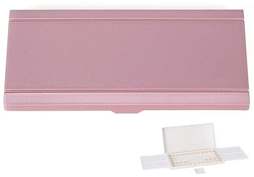 36 brunnar akvarellpalett med lock och blandningsområde + 1 extra panna färgpall läckagesäker tom färglåda för gouache akrylolja