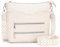 Glintify umhängetasche damen mittelgroß Beige handtasche damen mittelgroß crossbody bag Veganes Leder mit Verstellbar Abnehmbar Breiter Gurt