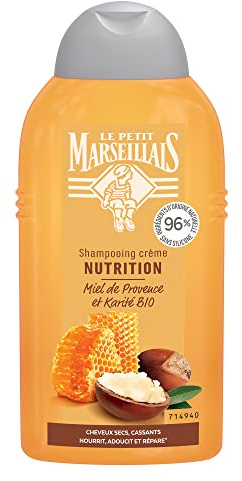 Le Pe Marseillais Shampoo Pflegende Creme Honig aus der Provence und Sheabutter Bio, 250 ml