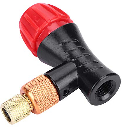 Gonfiatore CO2 Rapido VGEBY Pompa Adattatore per Bicicletta da Montagna per Bici da Montagna Mini Gonfiatore Ad Aria Portatile per Pneumatici Valvola a Doppia Testa