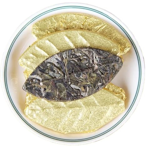 Arbre Ancien Feuille D'or Pu'er Brut De La Région De Menghai, Yunnan 500g Choix De Qualité