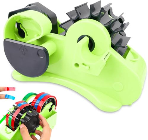 Distributeur de ruban chauffant avec plusieurs rouleaux de découpe, dévidoir de ruban thermique par sublimation pour coller du vinyle sur du ruban adhésif, vert