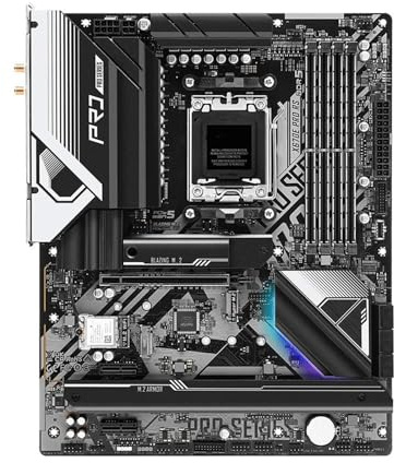motherboard Fit For ASRock X670E PRO RS AMD X670 Supporto 7900 7800X3D 7700 7600X 7500F CPU DDR5 7200MHz M.2 PCIe 5.0 AM5 ATX Scheda madre