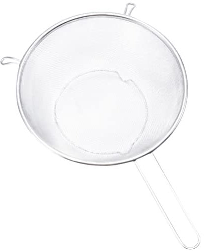 Filtro De Acero Inoxidable Skimmer De Alambre Colador Metalico Espumadera Tamiz De Malla Metalica Colador De Malla Filtro De Colador De Cocina Bien Tamiz Para Hornear Olla Caliente