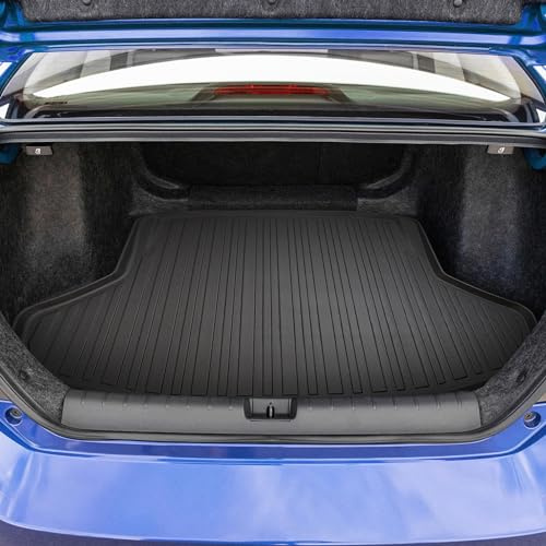 Premium Cargo Liner for Honda Civic LX Sport EX Sedan 2022-2026 - 100% Protection - Custom Fit Car Trunk Mat - All-Season Black Cargo Mat - 3D Shaped Laser Measured Trunk Liners for Honda Civic