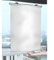 Saugnapf-Fensterrollos,Versenkbarer Sonnenschutz Ohne Bohren,Reflektierender Verdunkelungsvorhang,Temporäre Jalousien für Fenster und Türen,Sonnenzimmer Badezimmer Büro,Silver-W45*H125cm(17.7*49.2in)