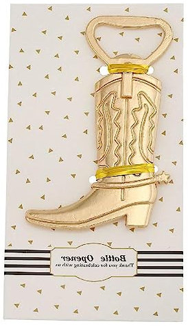 Cadeaux de mariage européens américains Tire-bouchon de bière Invités de fête Bottes de cowboy Alliage Décapsuleur de bière Tire-bouchon de bière