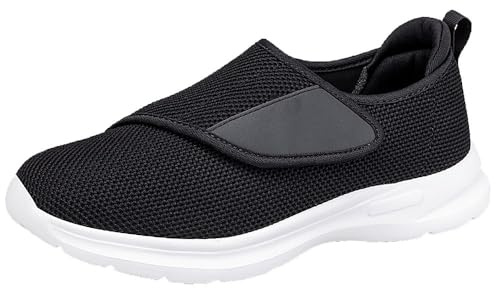 Zapatillas Diabéticos Mujer Hombre Ancho Ajustable | Ortopédico,transpirables,Ligeras,Cómodas,antideslizante,para ancianos,caminar y pies sensibles