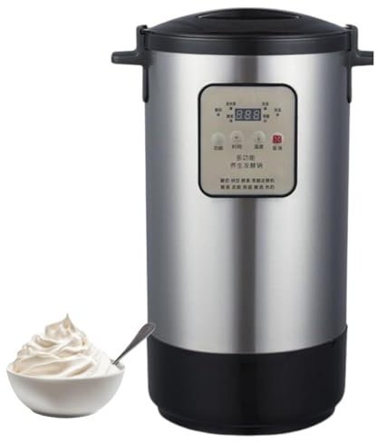 Macchina per yogurt automatica da 12L/18L, macchina per yogurt in acciaio inossidabile, macchina per fermentazione commerciale, pannello intelligente,12L