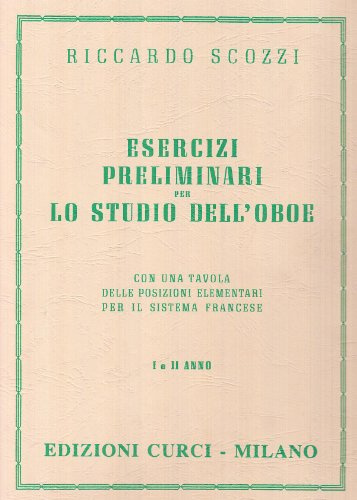 Esercizi preliminari per lo studio dell'oboe
