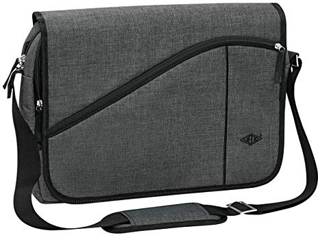 Wedo 59353012 Umhängetasche College, Umhängetasche (Grau), Grau (Grau), 30x10x10 cm (B x H x T)