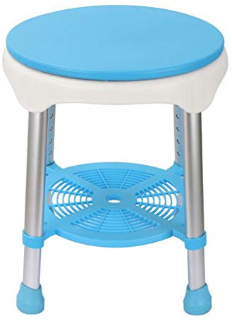 Drive Rotating Bath Stool Handicap Shower Seats Bathtub Lift Chair with Swivel Seat Removable Tray for Elderly/Disabled/Pregnant Women Max. 100kg