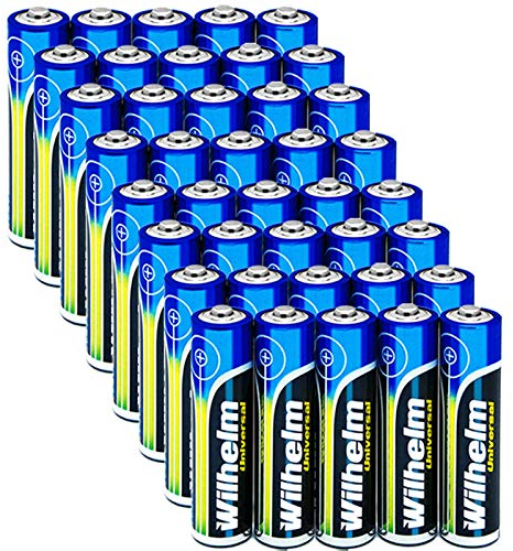 Wilhelm Universal Batterien AA Mignon AAA Mikro 9V Block (AAA Mikro, 40)