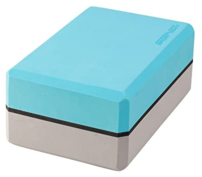 SportVida Yoga Block aus Eva-Schaum - Zweifarbig Yogablöck - Yogaklotz Zubehör für Übungen - Hilfsmittel für das Yoga, Fitness und Pilates - Sportzubehör Zuhause - Joga Klotz (Blau)