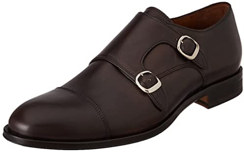 Lottusse Herren LL06964-003 Monk-Strap, Moka, 42.5 EU
