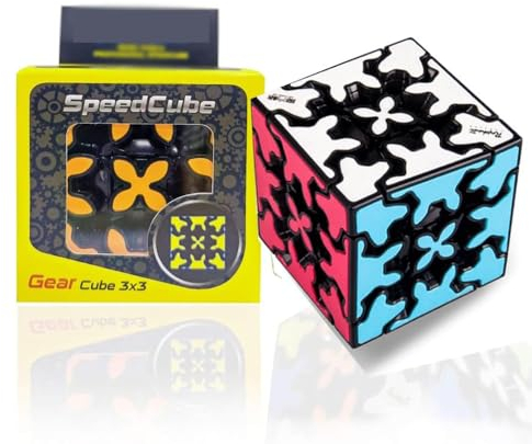 Gear Cube 3x3x3 Smooth Cube Twist Puzzle Cube - More Challenging